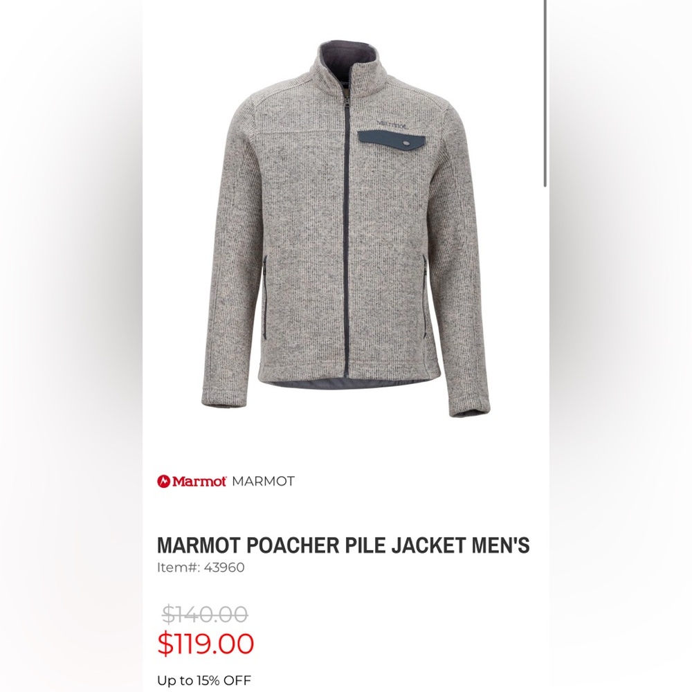 MARMOTw POACHER PILE JACKET MEN'S